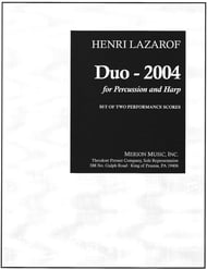 DUO 2004 PERCUSSION/HARP-2 SCORES cover